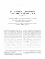 Research paper thumbnail of Il Leonardo di Gramsci, tra estetica e politica