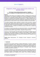 Research paper thumbnail of Inmigración Y Redes: Nuevos Espacios Para Construir Una Identidad Cultural