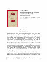 Research paper thumbnail of Review of Gabriella Gelardini, "Verhärtet eure Herzen nicht": Der Hebräer, eine Synagogenhomilie zu Tischa be-Aw (Brill, 2007)