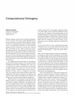 Research paper thumbnail of Computational Ontogeny