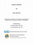 Research paper thumbnail of power by wire ( electro hydrostatic actuator)