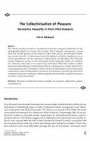 Research paper thumbnail of The Collectivisation of Pleasure: Normative Sexuality In Post-1966 Romania