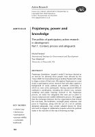 Research paper thumbnail of Prajateerpu, Power and Knowledge