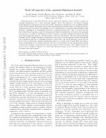 Research paper thumbnail of Trade-Off Capacities of the Quantum Hadamard Channels