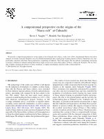 Research paper thumbnail of A Compositional Perspective on the Origins of the Nasca Cult at Cahuachi