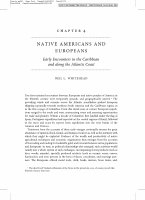 Research paper thumbnail of NATIVE AMERICANS AND EUROPEANS Early Encounters in the Caribbean and along the Atlantic Coast