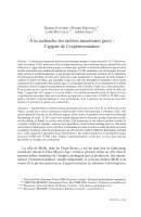 Research paper thumbnail of À la recherche des ateliers monétaires grecs : l’apport de l’expérimentation