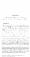 Research paper thumbnail of The Transmission, Patronage, and Prestige of Brahmanical Piety From the Mauryas to the Guptas