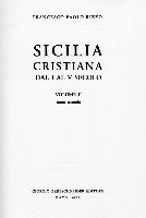 Research paper thumbnail of Sicilia cristiana dal I al V secolo. Testimonia (2006)