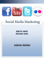 Research paper thumbnail of Social Media Marketing - Syllabus Spring 2011