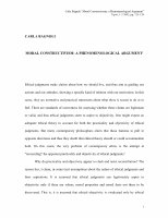 Research paper thumbnail of Moral Constructivism: A Phenomenological Argument