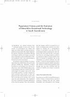 Research paper thumbnail of Evolution of Bow-Arrow Projectile Technology: A Case Study From the Southern Scandinavian Mesolithic