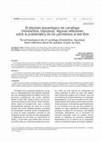 Research paper thumbnail of El depósito arqueológico de Larrañaga (Hondarribia, Gipuzkoa). Algunas reflexiones a propósito de la problemática de los yacimientos pleistocénicos al aire libre