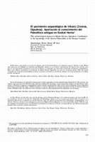 Research paper thumbnail of El yacimiento arqueológico de Irikaitz (Zestoa, Gipuzkoa). Aportación al conocimiento del paleolítico antiguo en Euskal Herria