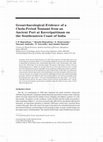 Research paper thumbnail of Geoarchaeological evidence of a Chola‐period tsunami from an ancient port at Kaveripattinam on the southeastern coast of India