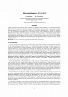 Research paper thumbnail of Recombinative CLA-EC