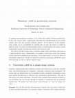 Research paper thumbnail of Yield in production systems