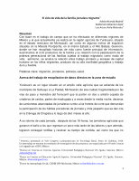 Research paper thumbnail of El ciclo de vida de la familia jornalera migrante