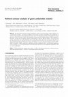 Research paper thumbnail of Refined contour analysis of giant unilamellar vesicles