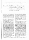 Research paper thumbnail of Crystallisation of bulk silicate-phosphate glass samples studied by impedance spectroscopy