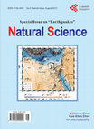 Research paper thumbnail of Natural Science-Special Issue on Earthquakes August 2012