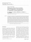 Research paper thumbnail of Bone differential survivorship and ontogenetic development in guanaco (Lama guanicoe)