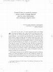 Research paper thumbnail of Comme le lierre et comme les serpents : poésie visuelle et langage figuratif dans les scènes dionysiaques de la céramique à figures noires