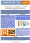 Research paper thumbnail of Working Memory for visual and haptic targets: A study using the interference paradigm