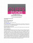 Research paper thumbnail of Queer Studies