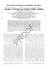 Research paper thumbnail of Soil suction monitoring for landslides and slopes