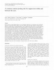 Research paper thumbnail of A common contrast pooling rule for suppression within and between the eyes