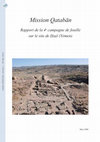 Research paper thumbnail of Unpublished Report: Mission Qatabān. Rapport de la 4e campagne de fouille sur le site de Ḥaṣī (Yémen)