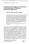 Research paper thumbnail of Jouissance and antagonism in the forms of the commune: A critique of biopolitical subjectivity