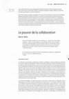 Research paper thumbnail of Le pouvoir de la collaboration