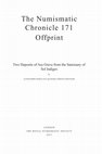 Research paper thumbnail of Two deposits of aes grave from the sanctuary of Sol Indiges (Torvajanica / Rome): considerations about dating and function of the Roman libral series 