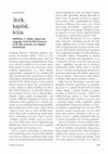 Research paper thumbnail of Prodnik, Jernej - Recenzija "Jezik, kapital, kriza"