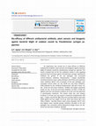 Research paper thumbnail of Bio-efficacy of different antibacterial antibiotic, plant extracts and bioagents against bacterial blight of soybean caused by Pseudomonas syringae pv. glycinea