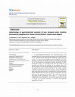 Research paper thumbnail of Epidemiology of gastrointestinal parasites of one-humped camel (Camelus dromedarius) slaughtered in Sokoto central abattoir, Sokoto state, Nigeria