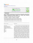 Research paper thumbnail of Effect of different sowing dates and row spacing on the growth, seed yield and quality of off-season pea (Pisum sativum L. Cv. Climax) under temperate conditions of …