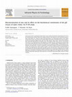 Research paper thumbnail of Bioconcentration of zinc and its effect on the biochemical constituents of the gill tissues of< i> Labeo rohita</i>: An FT-IR study