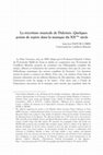 Research paper thumbnail of La réécriture musicale de Dulcinée. Quelques points de repère dans la musique du XXème siècle