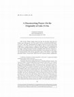 Research paper thumbnail of “A Disconcerting Prayer: On the Originality of Luke 23:34a,” Journal of Biblical Literature 129 (2010): 521-536.