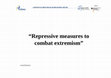 Research paper thumbnail of Repressive measures to combat extremism