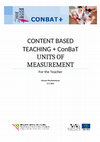 Research paper thumbnail of UNITS OF MEASURE: A CLIL UNIT FOR HIGH SCHOOL STUDENTS OF ENGLISH