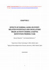 Research paper thumbnail of [Draft] Effects of normal aging on event-related potentials and oscillatory brain activity during a haptic repetition priming task 