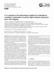 Research paper thumbnail of A re-evaluation of the palaeoclimatic significance of phosphorus variability in speleothems revealed by high-resolution synchrotron micro XRF mapping