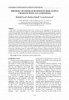 Research paper thumbnail of THE ROLE OF FEEDLOT BUSINESS IN BEEF SUPPLY CHAINS IN WEST JAVA INDONESIA