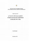 Research paper thumbnail of 6/7 Eylül 1955 Olaylarının Türkiye Rum Cemaati Üzerindeki Etkileri ( The Effects of the Incidents of 6/7 September 1955 on Turkey Greek Community)