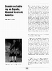 Research paper thumbnail of Cuando no había rey en España, Abascal lo era de América