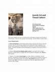 Research paper thumbnail of Revel, Jewish Art and Visual Culture, SP 2013